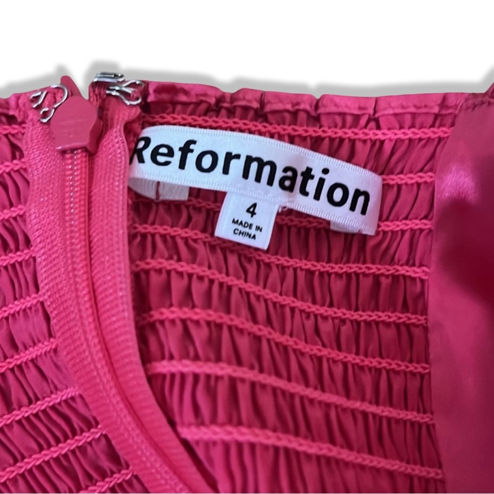 New Reformation Marguerite Midi 100% Silk
Dress | Flambé | 4 (US) - Picture 10 of 13